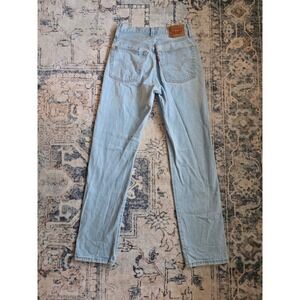 Levi 501 Women's Size 24 Light Wash Straight Leg 100% Cotton Jeans